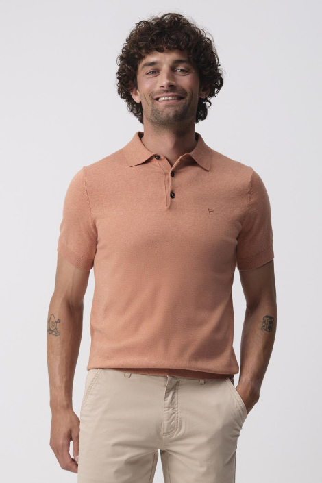 Campbell oranje heren polo