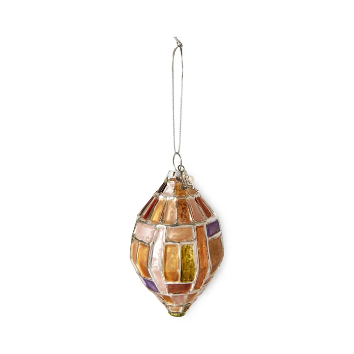 HKliving - HK Christmas Ornaments, brutalist oval