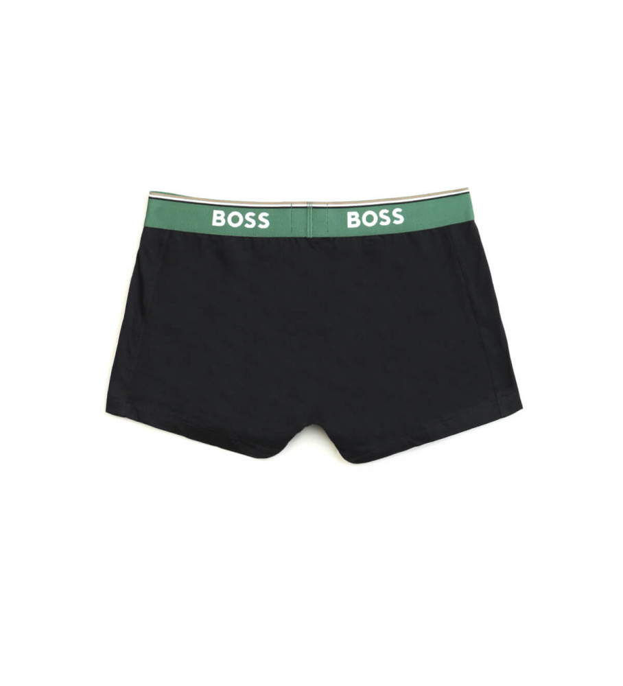 BOSS Pack 3 Cuecas Boxer Pretas Power