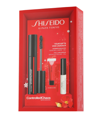 Shiseido ControlledChaos MascaraInk Set mit Lash Serum & GelGloss 11,5ml-2ml-2ml