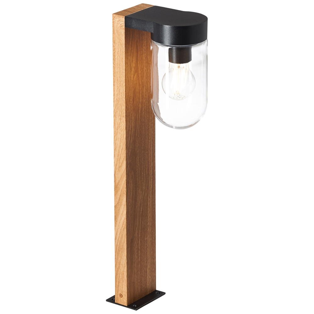 Cabar padverlichting in natuurlijk donker en zwart E27 IP44