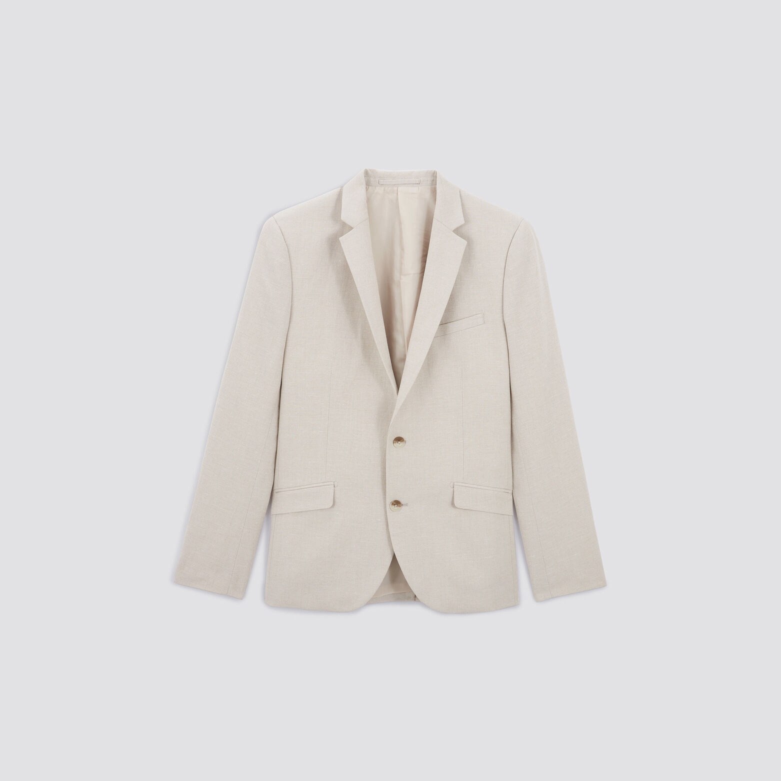 Veste de costume slim Beige