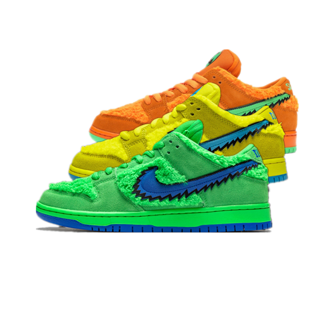 Nike SB Dunk Low Grateful Dead Bears Green/Orange/Yellow