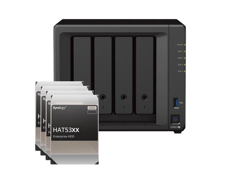 Synology NAS Diskstation DS923  4-bay Synology Enterprise H Leistungsstarker NAS mit vier Einschüben