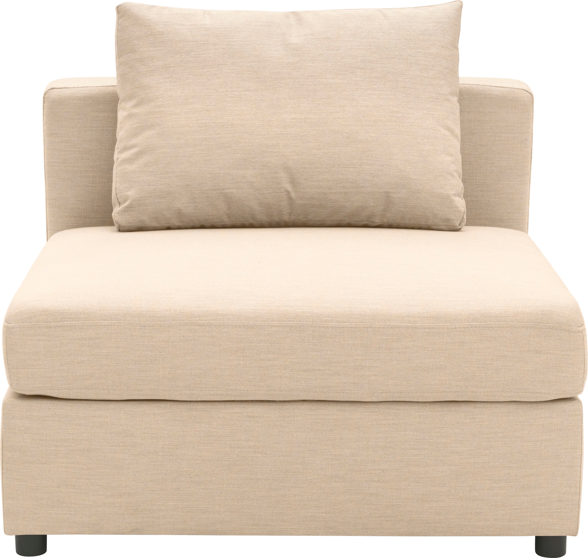 DOMO collection Sofaelement »Solskin, individuell erweiterbar/kombinierbar« mit losen Kissen. Rücken- und Seitenteile als Stecksystem.