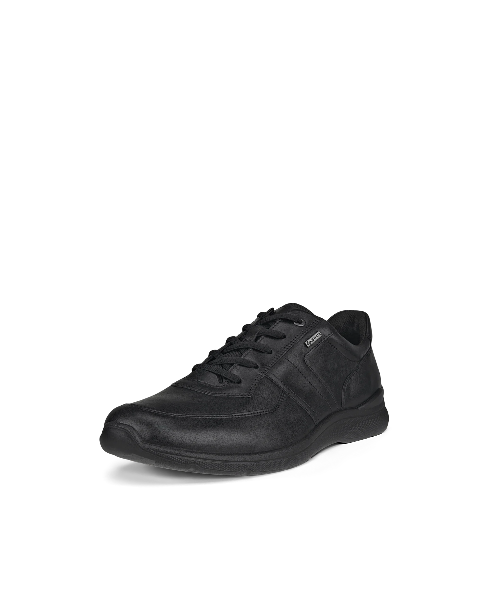 ECCO IRVING Herren Wasserdichter Gore-Tex Lederschnürschuh Schwarz