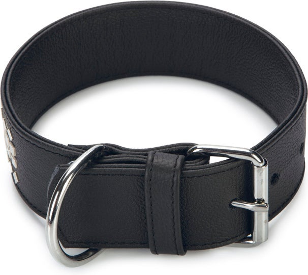 Beeztees hondenhalsband Vintage zwart 60 x 5 cm