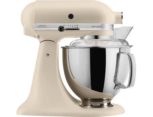 KITCHENAID - Robot pâtissier Artisan 4,8L 5KSM175 Crème + Tranchoir/Râpe OFFERT