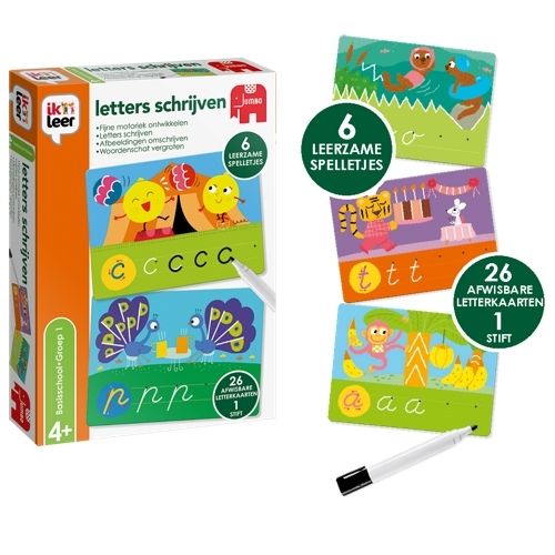 Jumbo ik leer letters schrijven