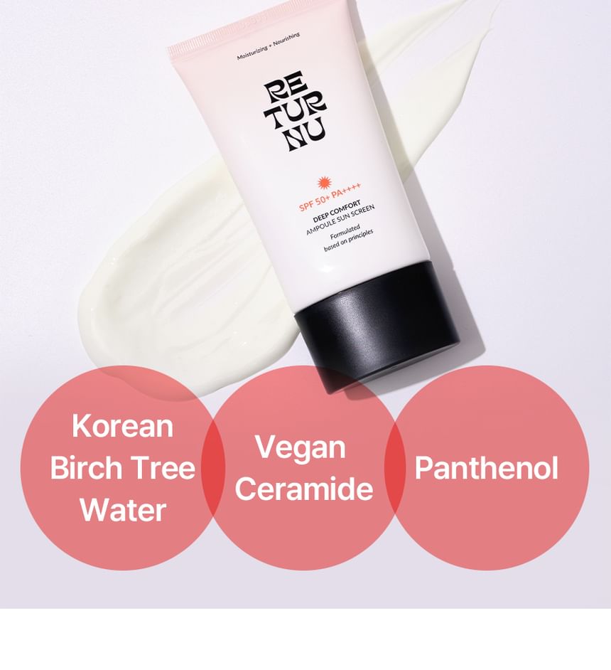 RETURNU - Deep Comfort Ampoule Zonnebrandcrème