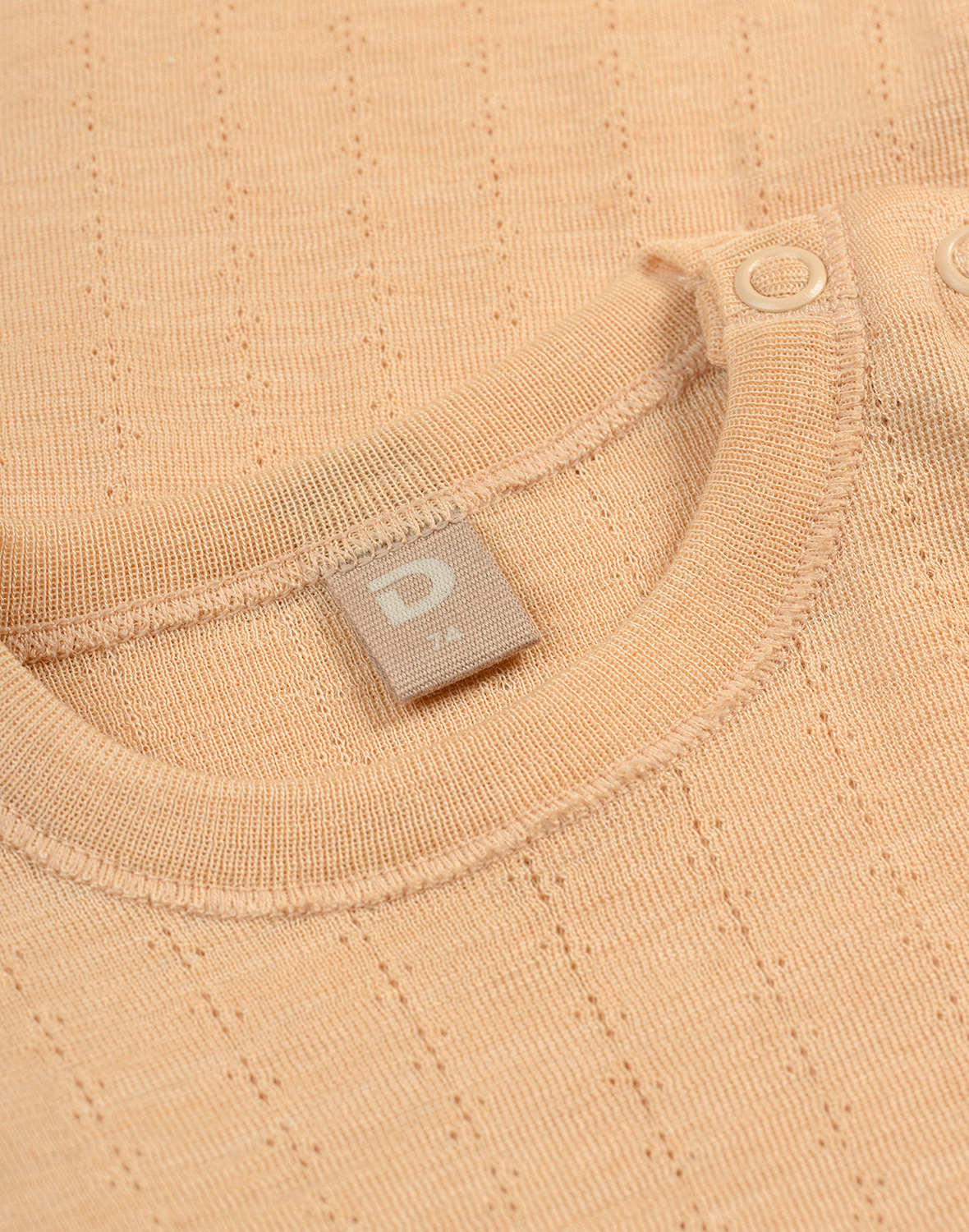 Pointelle shirt van merinowol/zijde voor baby's
