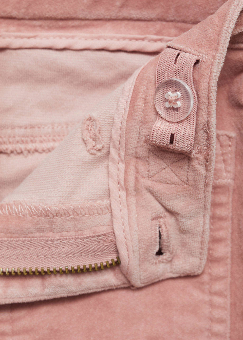 Mango Kids flared casual broek roze