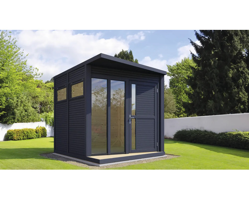 Bertilo Concept Kantoor tuinhuis inclusief vloer, 237 x 310 cm, antraciet