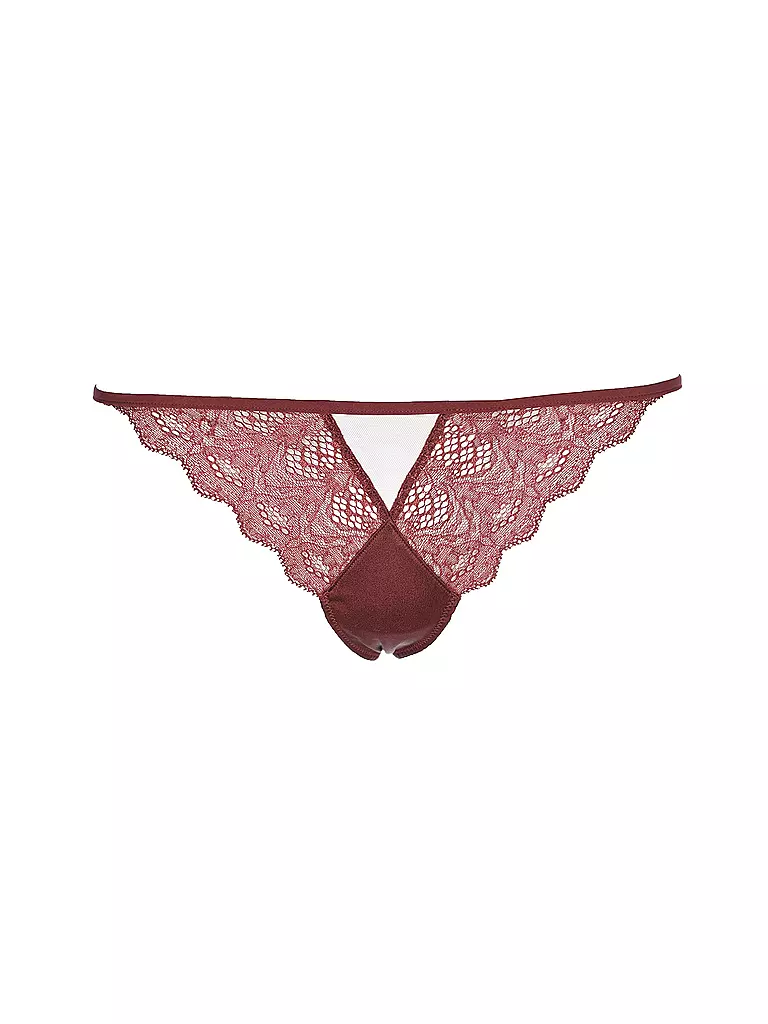 CALVIN KLEIN String red  dunkelrot