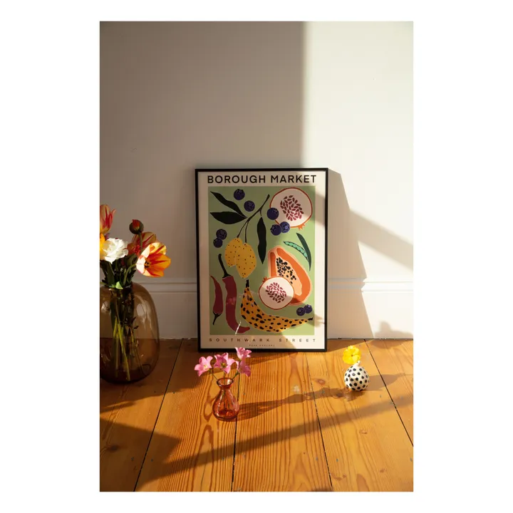 Rose England Affiche Borough Market | Vert