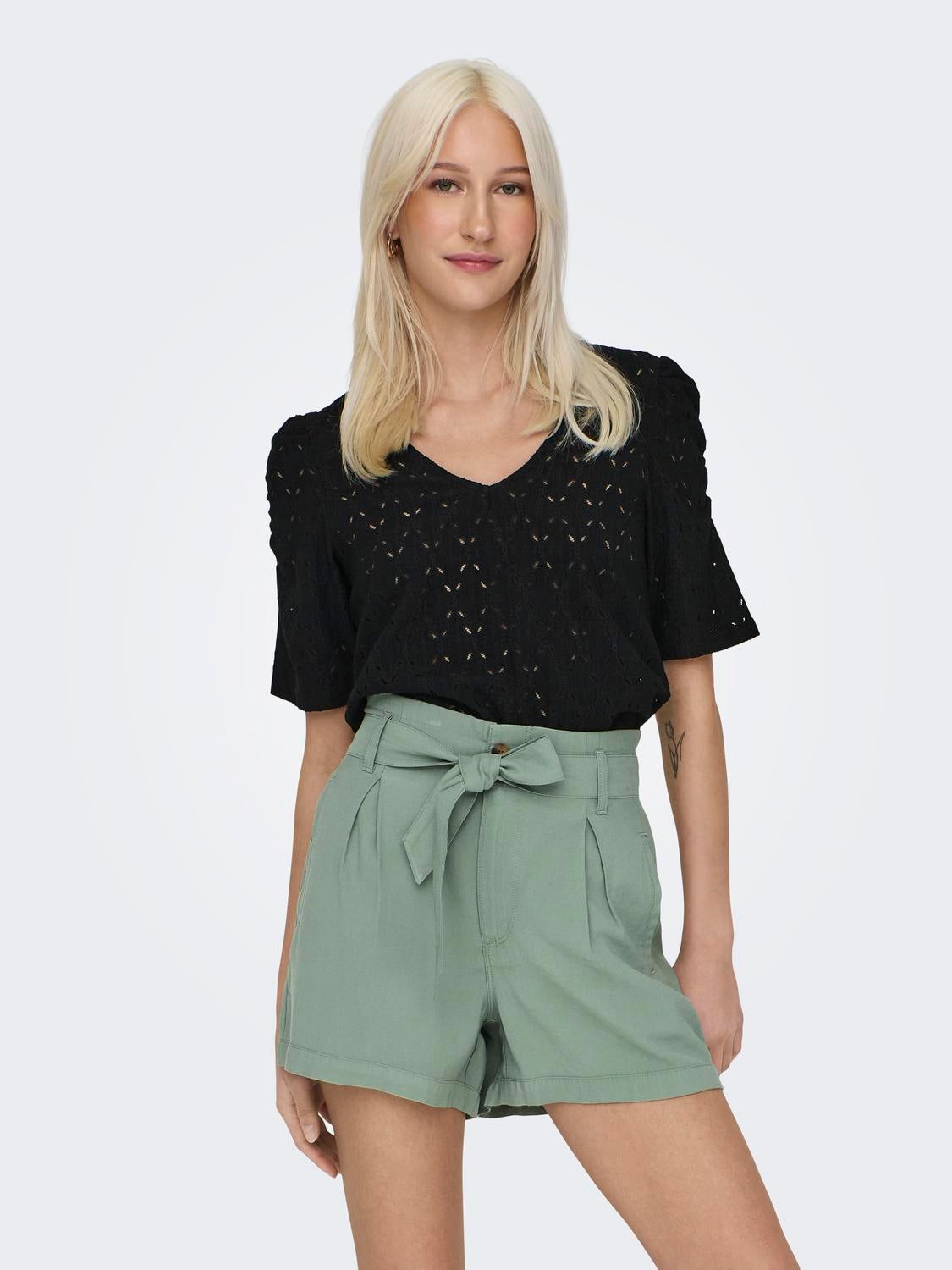 ONLROSA Top Black