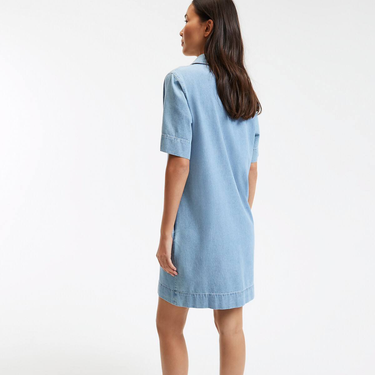 COLEÇÕES LA REDOUTE<br>Vestido curto jeans