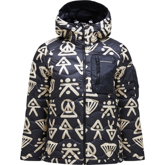 Peak Performance Graphic Helium Utility Down Hood Daunenjacke Black Damen