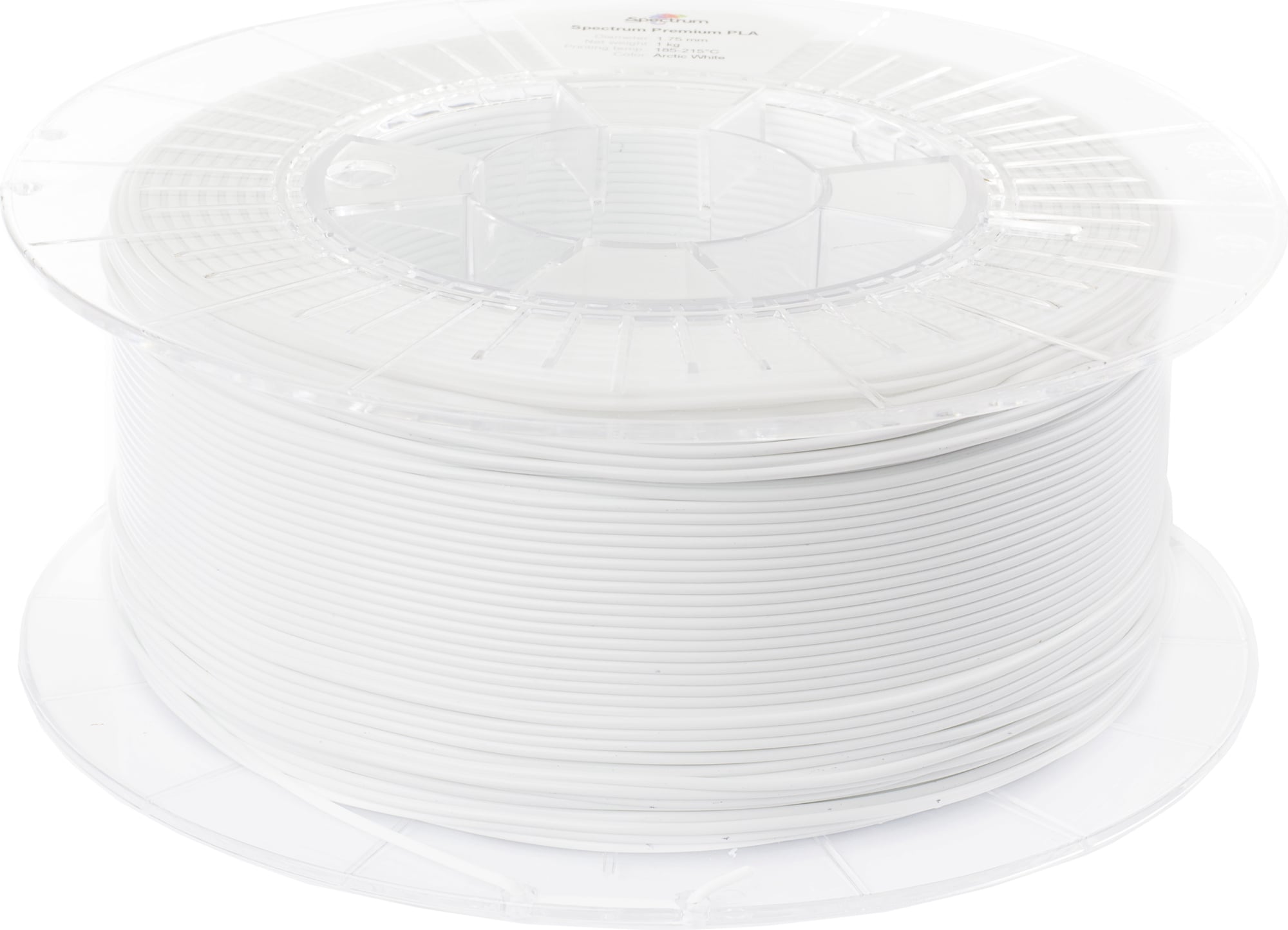 Spectrum  PLA Premium Arctic White, 1,75 mm / 1000 g    Verzugsfreies PLA in guter Qualität