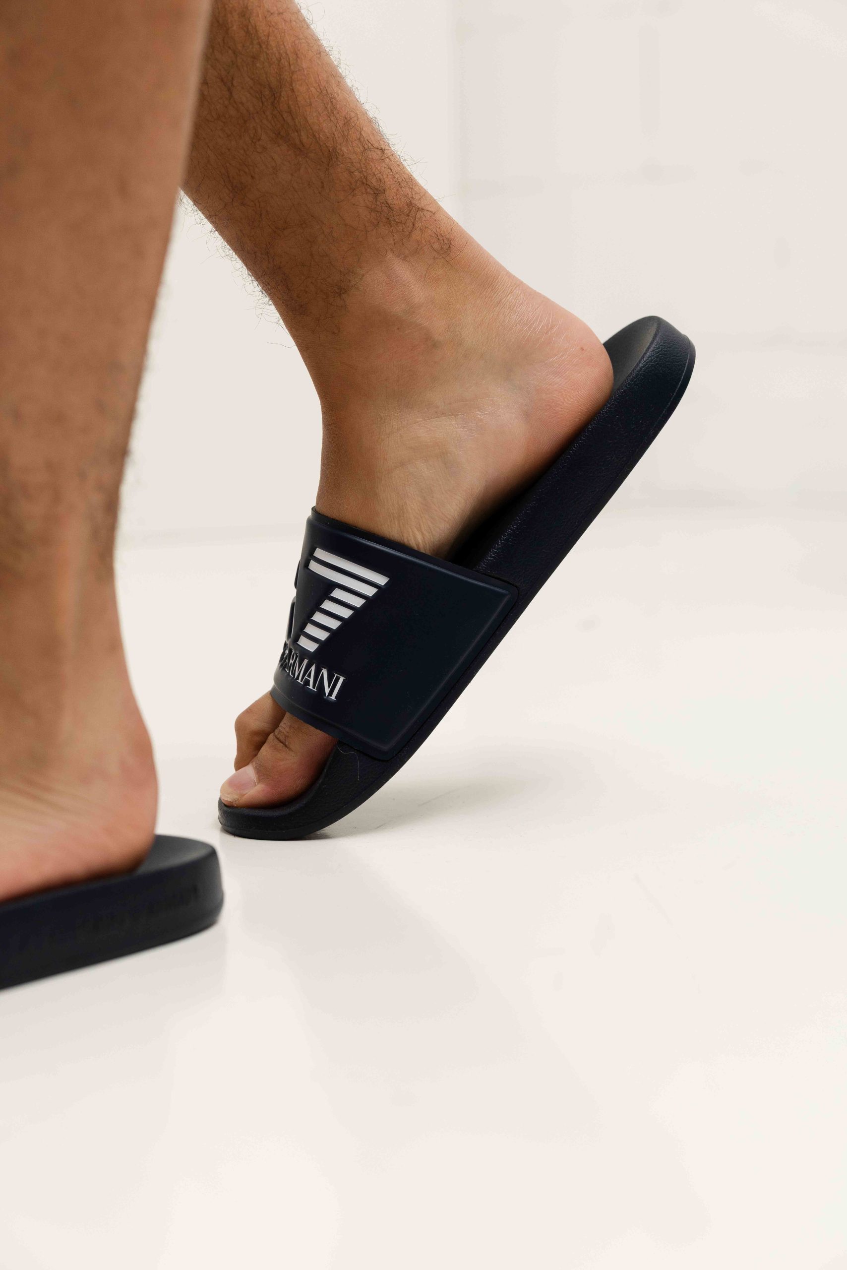 EA7 Emporio Armani Slippers Heren Donkerblauw