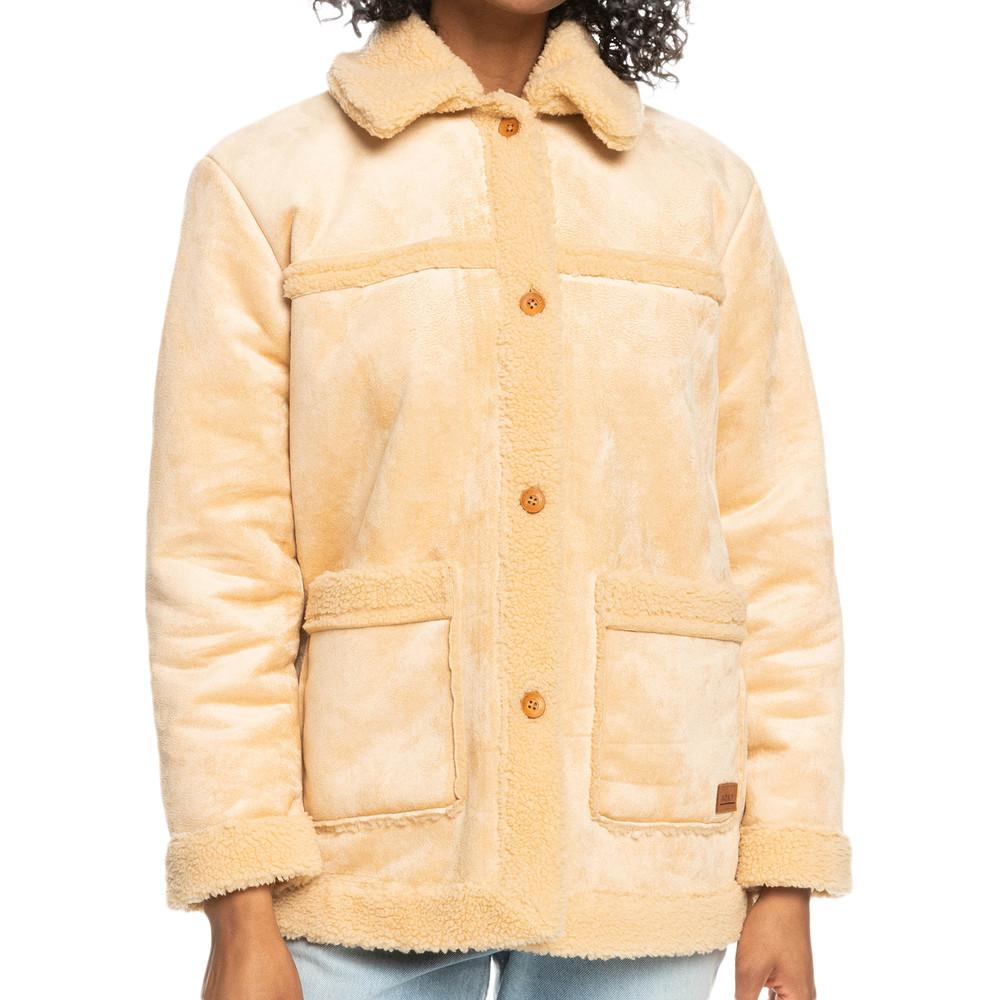 Roxy Veste Aviateur Beige Femme Roxy Change Of Heart