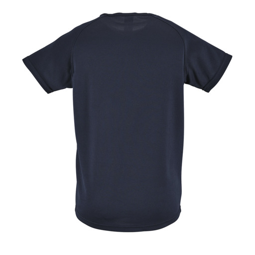 Camiseta esportiva com mangas raglan