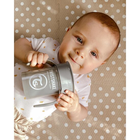 Tasse d'apprentissage 360°   Gris        230 ml   de               Twistshake
