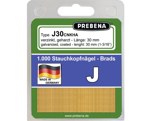 Perskopnagels Prebena type J30CNKHA-B 1.000 stuks.