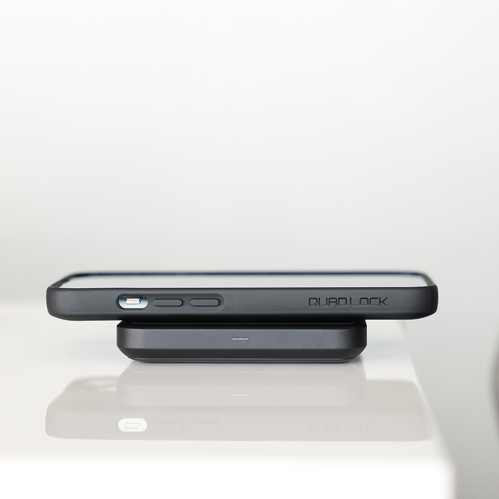 Quad Lock - Support bureau Wireless Charging Pad Noir