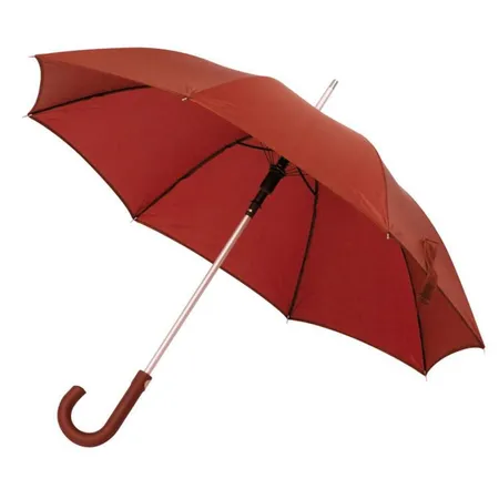 Macma Automatik-Regenschirm mit Alugestänge, rot