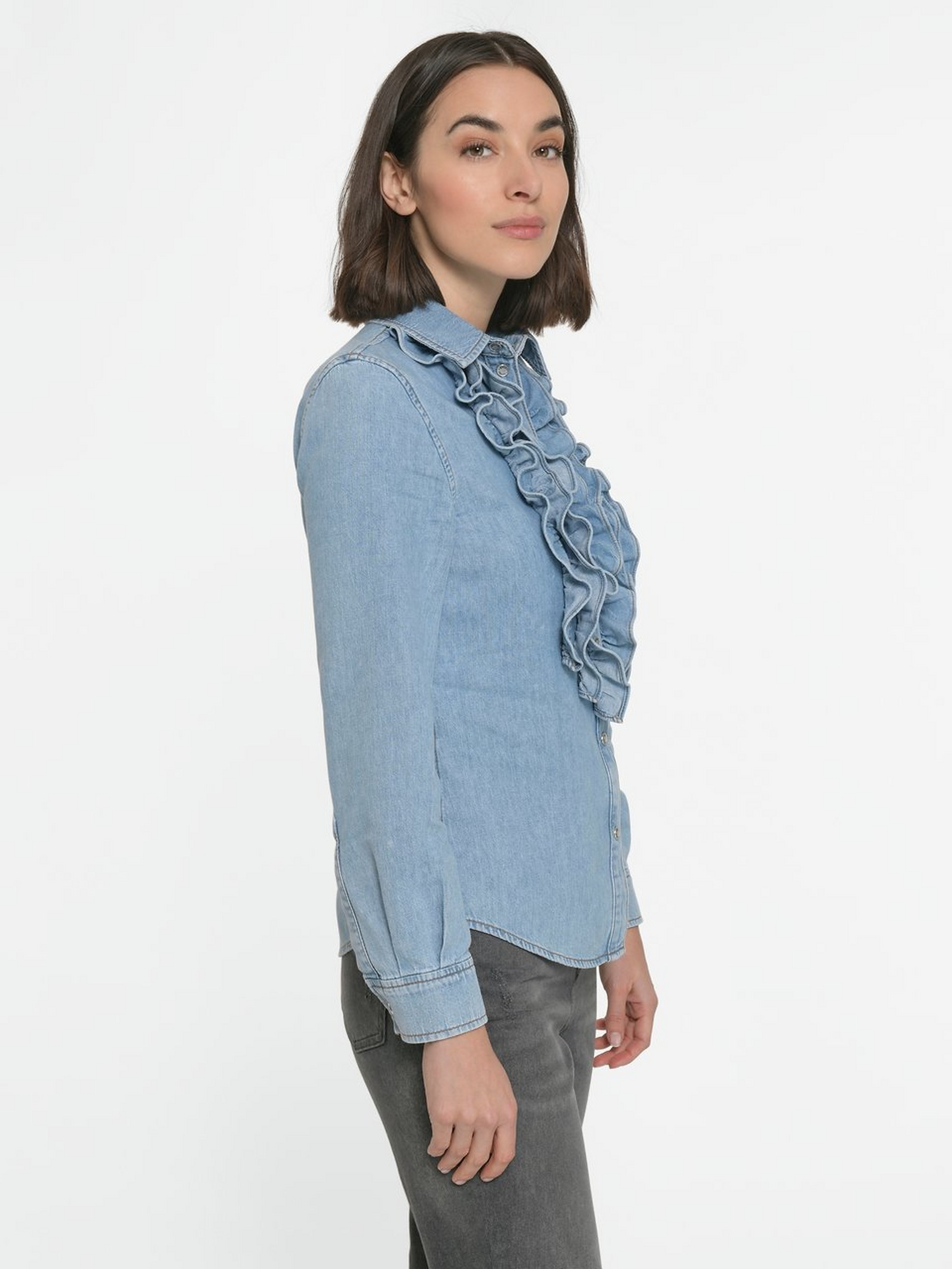 Jeansbluse