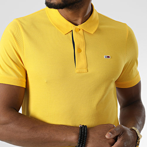 Polo Manches Courtes Slim Placket 5940 Jaune