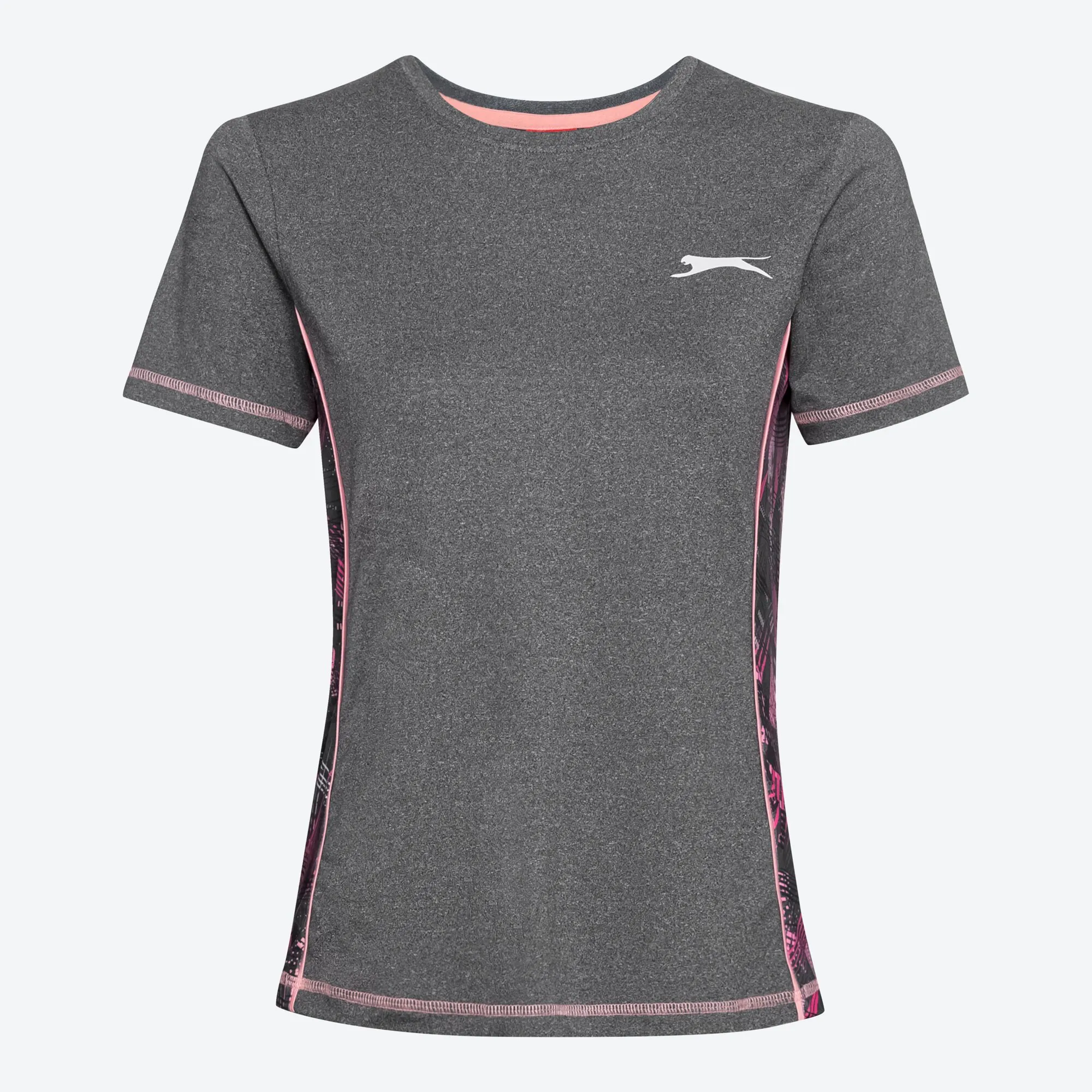 Damen-Funktions-T-Shirt mit seitlichen Einsätzen