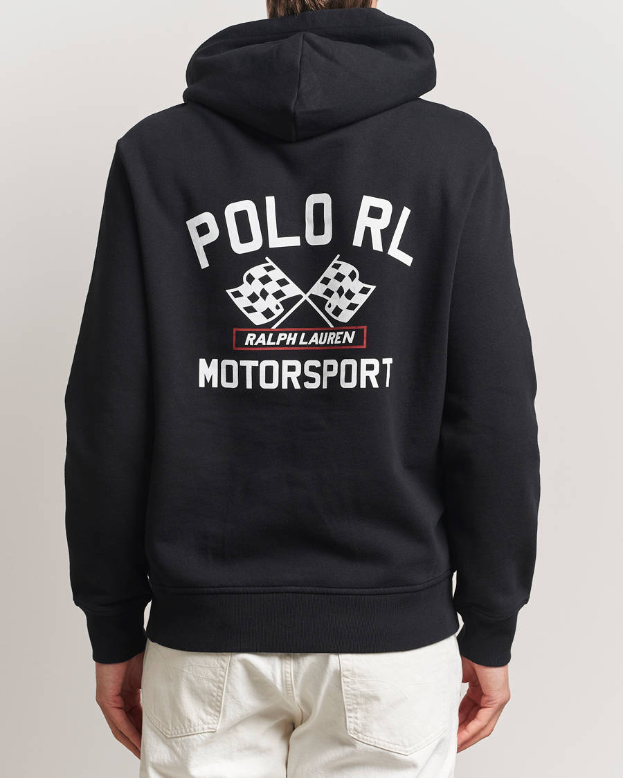 Polo Ralph Lauren RL Motorsport Hoodie Polo Black