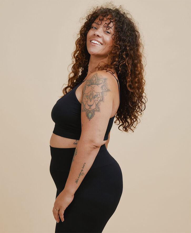 Cartel Copenhagen Soft Seamless bra - Nero Sort