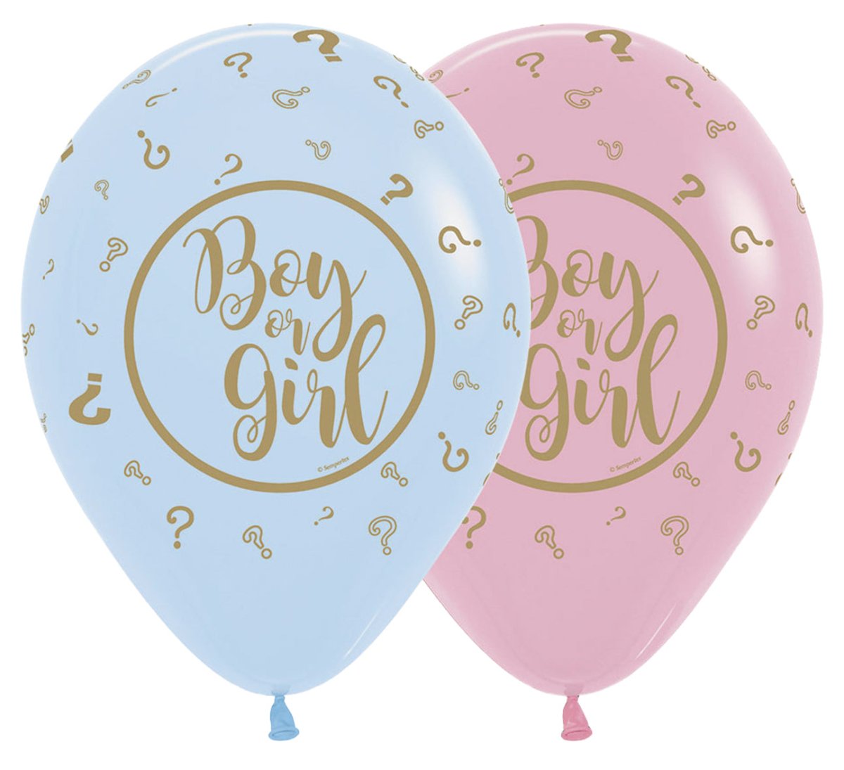 Gender Reveal Ballonnen 30cm 25st
