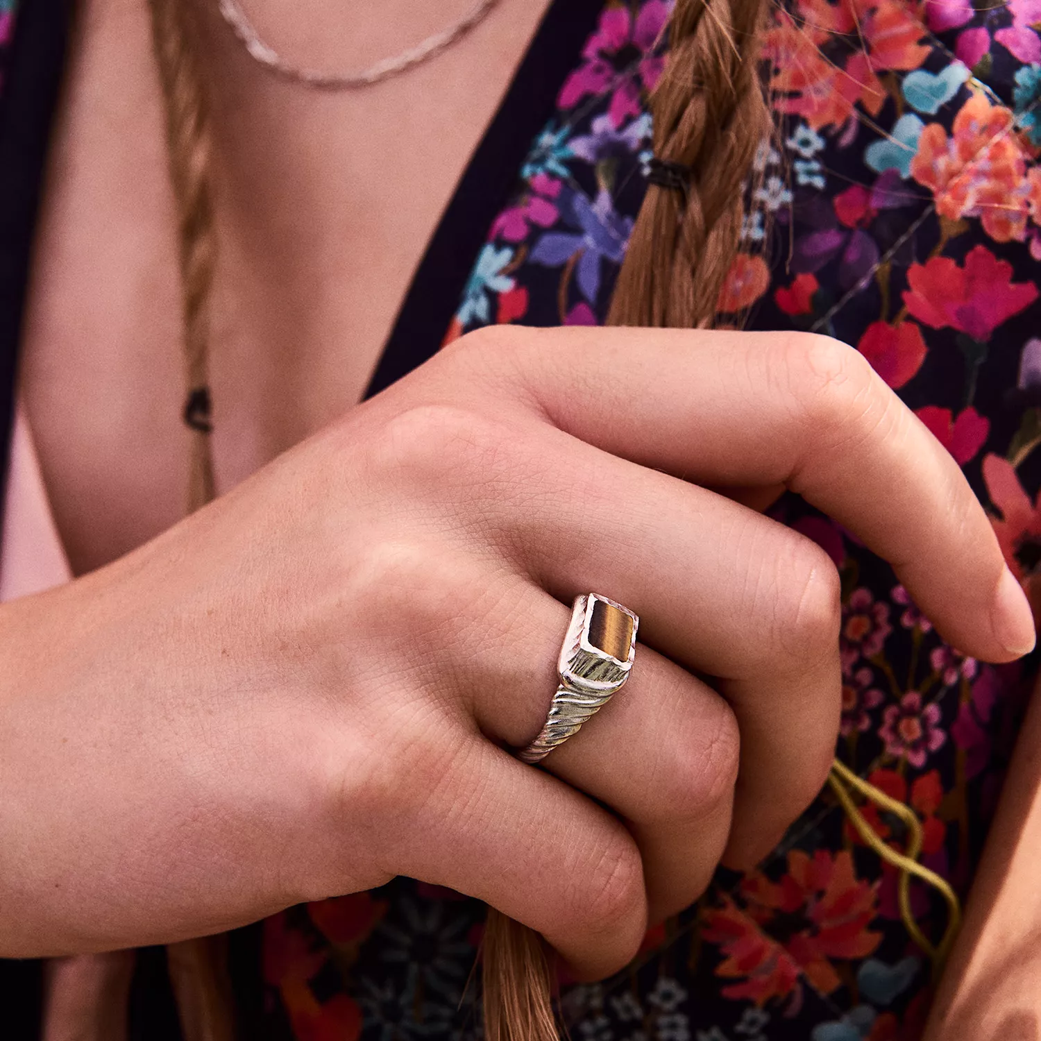 Maanesten Kim Ring Sølv 4788c