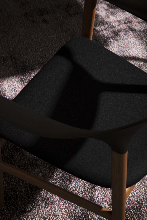 Normann Copenhagen Herit Oak stoel Spectrum leer zwart