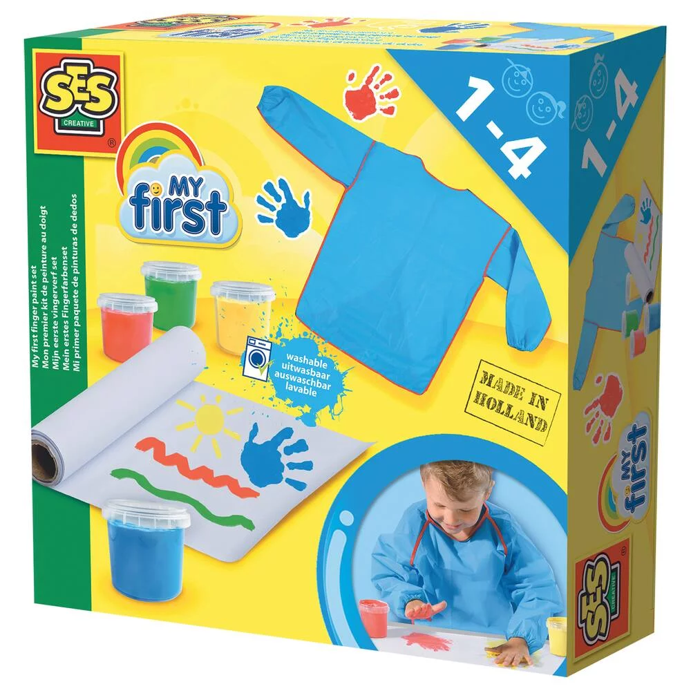 MON PREMIER KIT DE PEINTURE AU DOIGT
