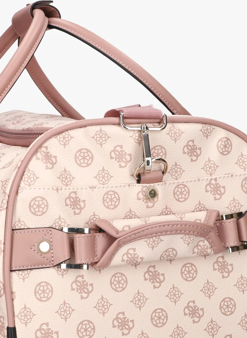 GUESS roze guess weekendtas wilder wheeled duffel