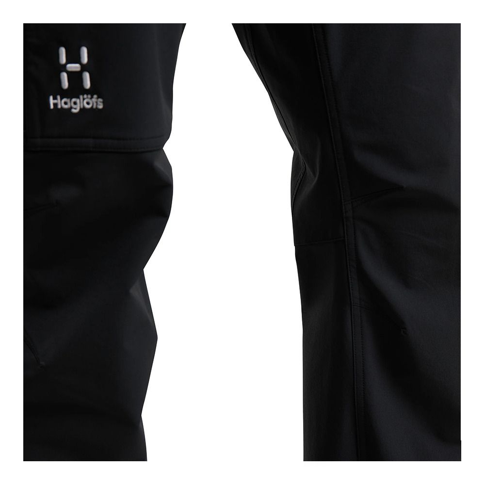 Haglöfs MORÄN SOFTSHELL STANDARD - Pantalon Homme true black