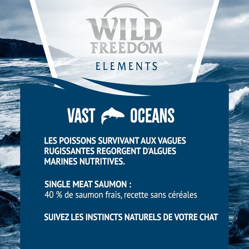 Wild Freedom Adult Vast Oceans saumon - sans céréales
