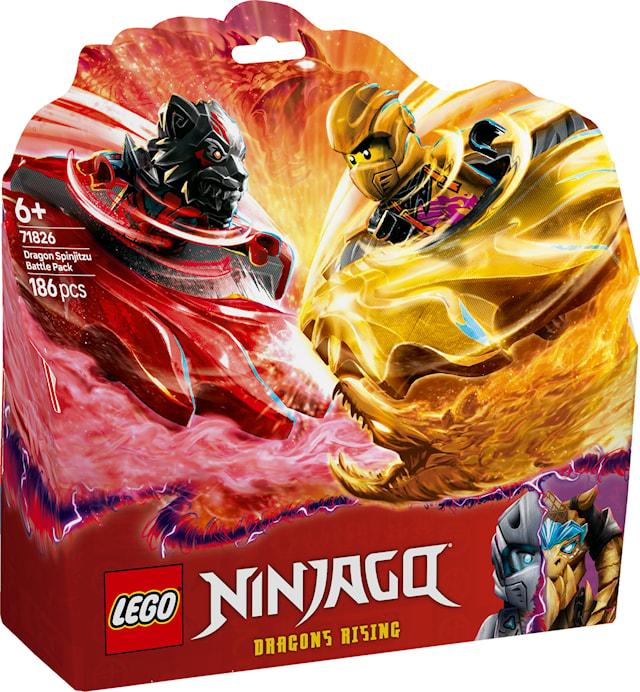 Stridspakke med Spinjitzu-dragespinnere LEGO® Ninjago (71826)