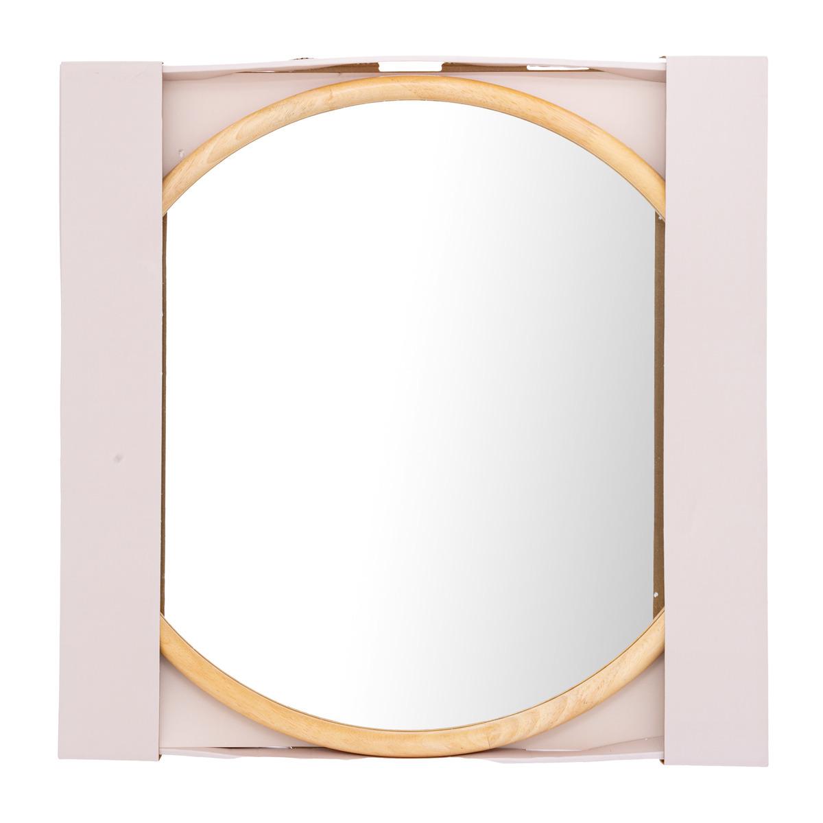 MIROIR BOIS KIM D.55CM