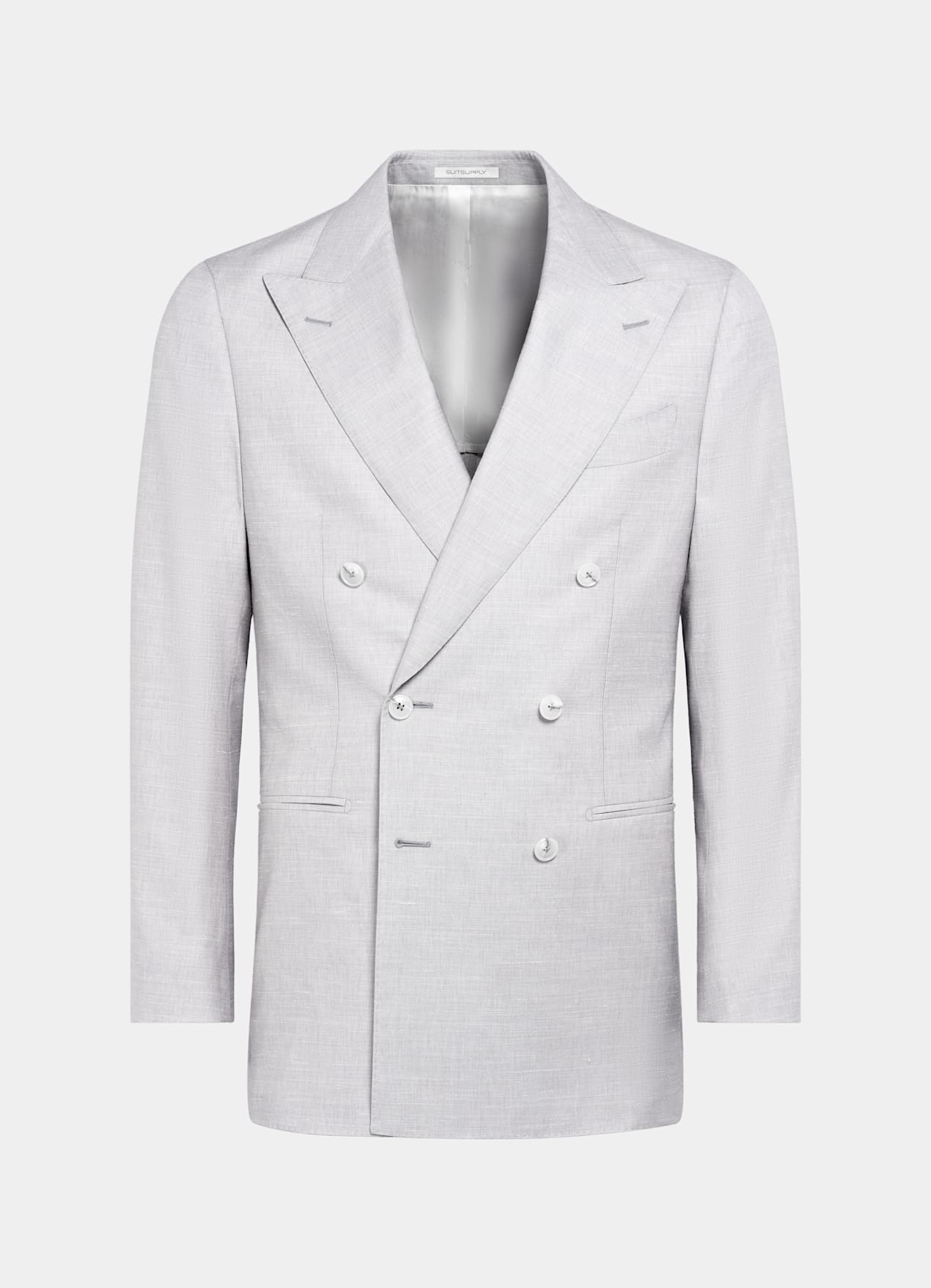 Costume Havana coupe Tailored gris clair