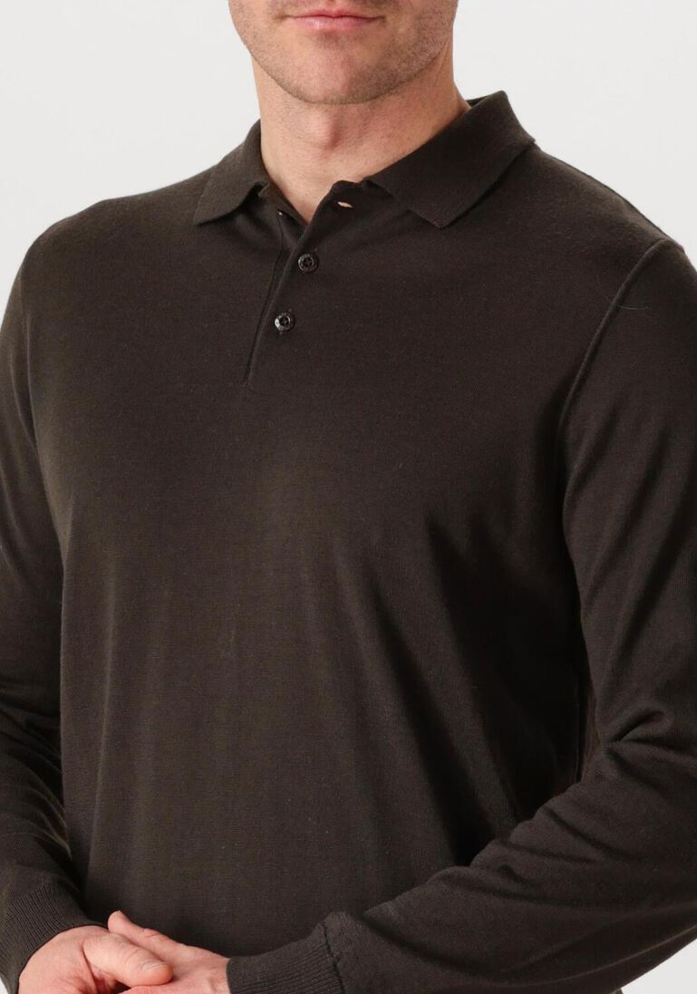 bruine stone island trui ls polo