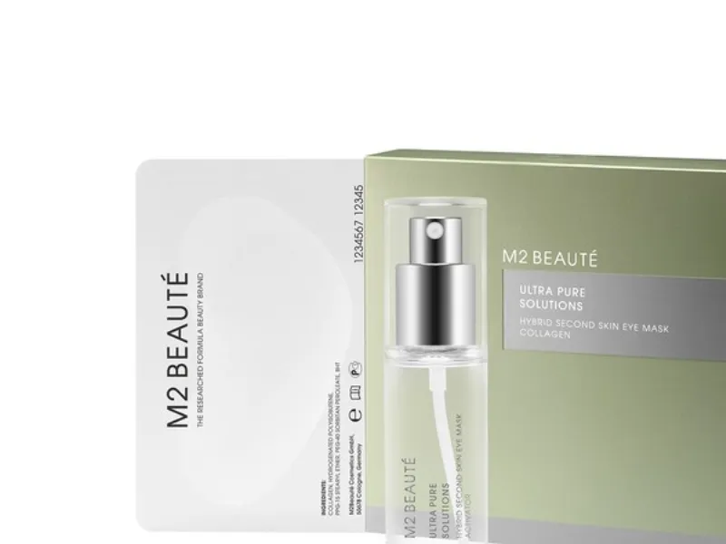 M2 Beauté Ultra Pure Solutions Hybrid Second Skin Eye Mask Collagen 30 ml