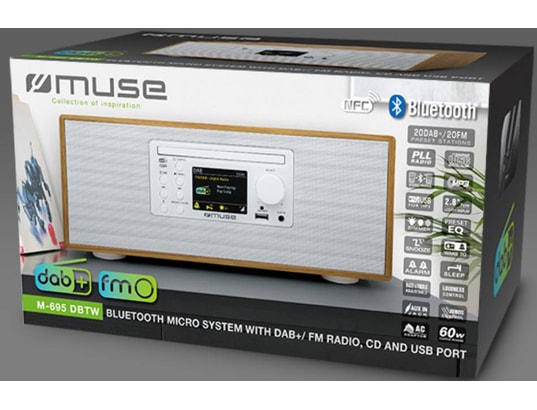 MUSE - Micro chaîne hifi M-695 DBTW
