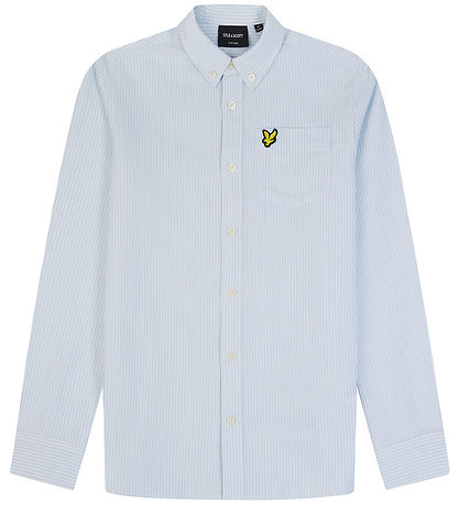 Lyle & Scott Hemd - Oxford - Hellblau/Weiß