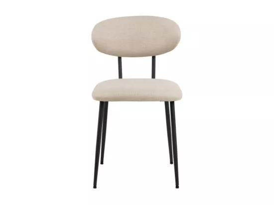 Denise chaise de salle à manger beige.